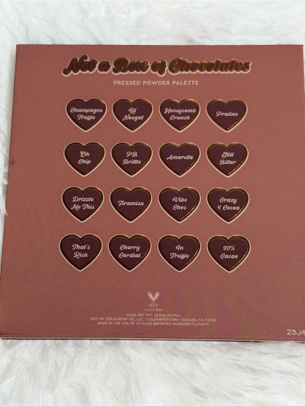 NEW ColourPop Not a Box of Chocolates eyeshadow palette neutral browns metallic - Picture 5 of 5